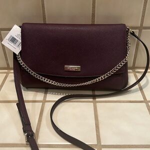 Kate Spade Greer Crossbody Mahogany bag NWT